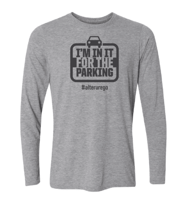 I am In It Grey color long sleeve t shirt