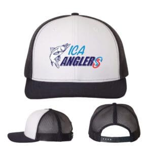 ICA Spirit wear caps front and back view