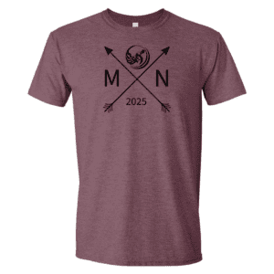 Compass Tshirt - Maroon