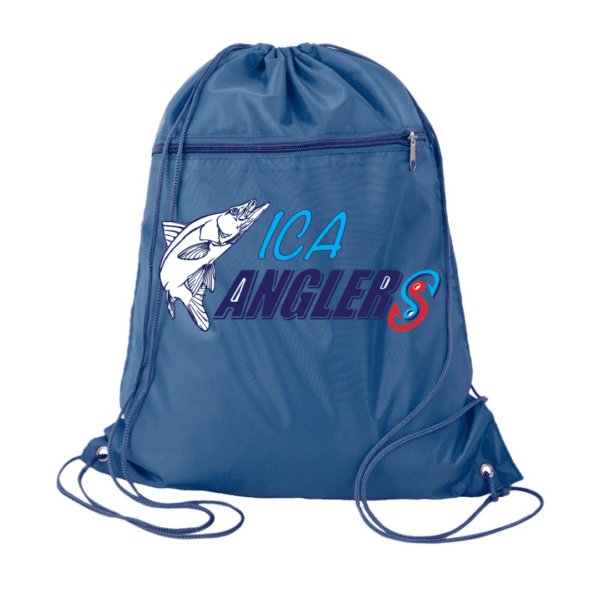 School Spirit Zippered Drawstring Backpack