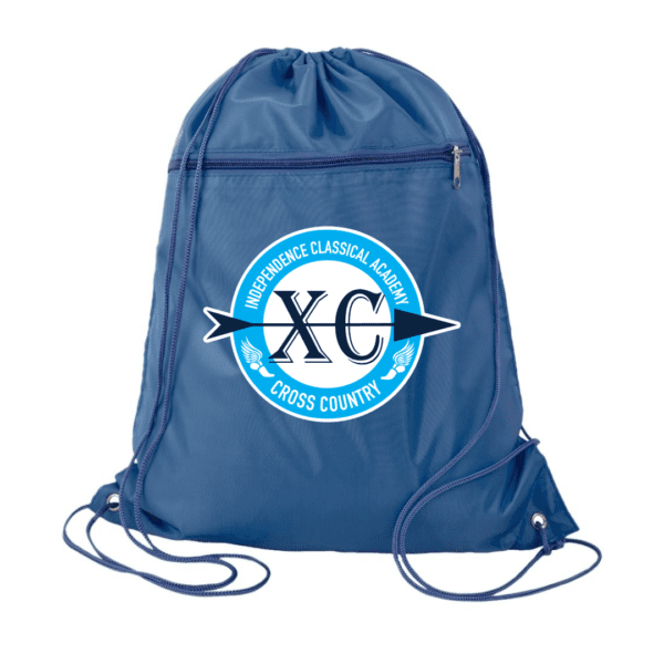 School Spirit Zippered Drawstring Backpack - Image 3