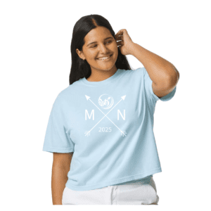 Crop Tee | Chambray