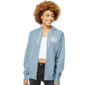 Zip Up | Misty Blue