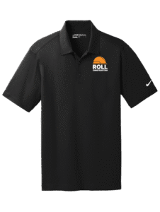 Roll Black Dri-Fit Polo