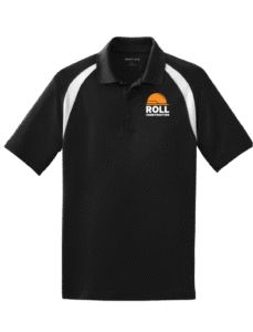 Roll Black & White Polo