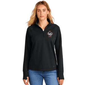 Womens Black Quarter Zip