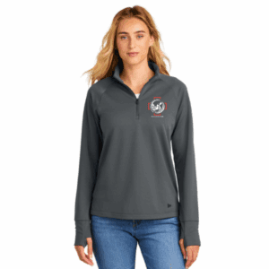 Womens Gray Quarter Zip