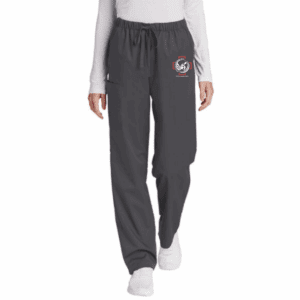 Womens Gray Wink Scrub Pant