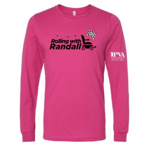 Rolling with Randall Long Sleeve Berry Tee